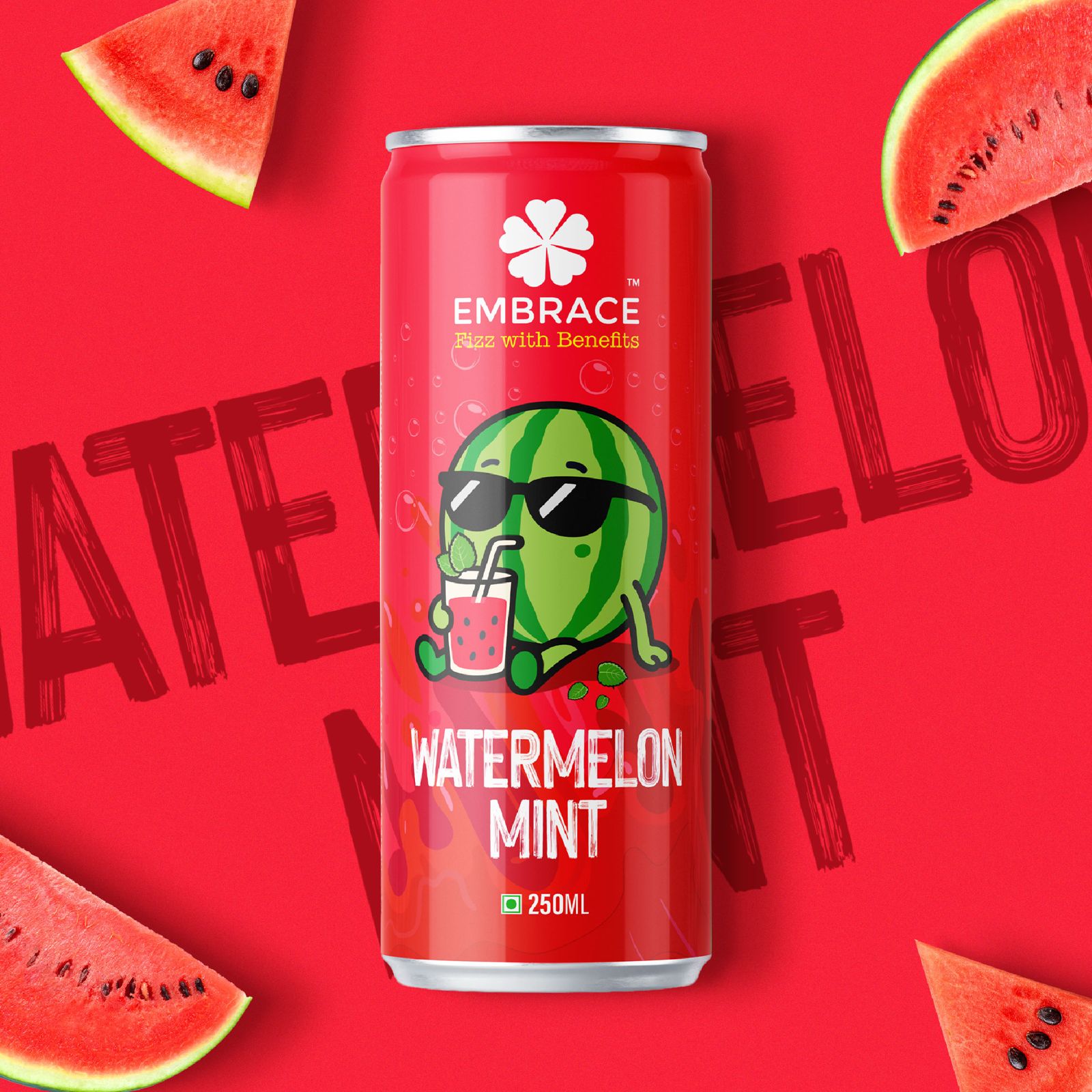 Embrace Nutrition Watermelon Mint probiotic drink – playful, joyful, and refreshing flavor